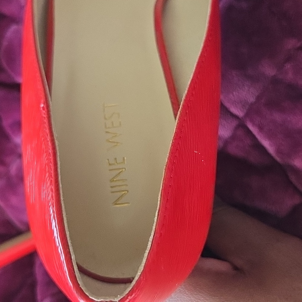 Nine West Red Women's Heels - Picture 2 of 5